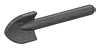 Tool: shovel in Metal, Iron (Metallic)