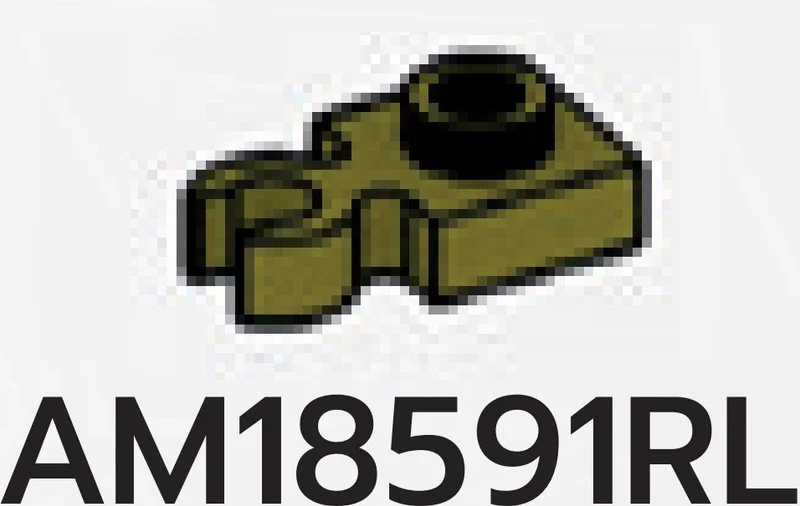 Plate 1 x 1 with Vertical Clip & Hollow Stud in Green, Rich