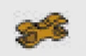 Connector: clip, small double-sided in Gold, Tarnished