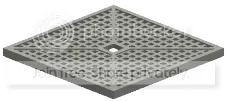 Tile 6 x 6 grill in White