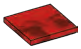Tile 3 x 3 in Red (Camo)