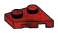 Wedge Plate 2 x 2 without left corner in Red (Camo)