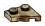 Wedge Plate 2 x 2 without left corner in Sand, Dark (Camo)