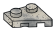 Wedge Plate 2 x 2 without left corner in Gray, Light (Camo)