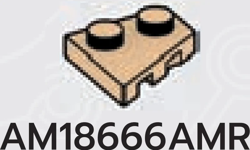Wedge Plate 2 x 2 without right corner