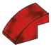Slope Brick 2 x 2 x 3 with half-curved top in Red (Camo)