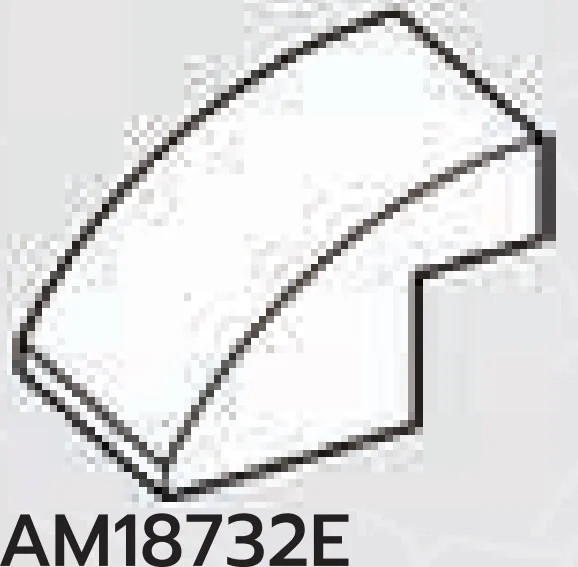 Slope Brick 2 x 2 x 3 with half-curved top in White