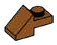 Slope 45 1 x 1 with 1 x 1 Plate in Brown, Caramel