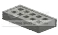 Tile 1 x 2 grill in Gray, Light