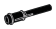 Connector: axle 1 stud long with bar, short in Black