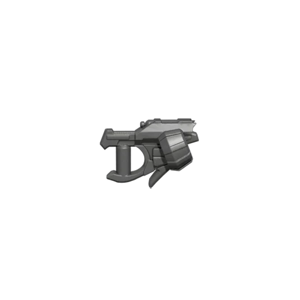 Weapon, Firearm: mauler in Gray, Dark (Metallic)