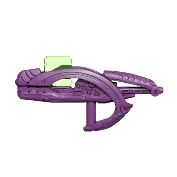 Weapon, Firearm: fuel rod gun, ammunition cartridge in Green, Rich (Translucent)