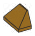Slope brick 45 2 x 1 double / 60 in Gold, Tarnished