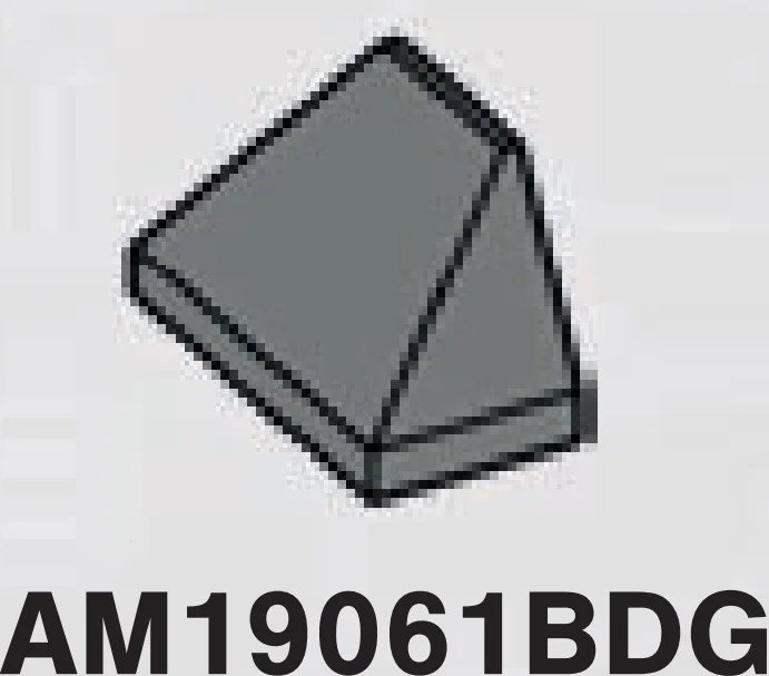 Slope brick 45 2 x 1 double / 60 in Gray, Dark (Flake)