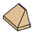 Slope brick 45 2 x 1 double / 60 in Sand, Dark