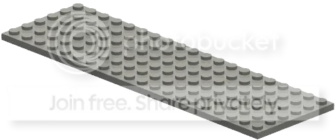 Plate 6 x 20 in White (Camo)