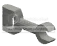 Connector: clip with shielded hand grip in Clear (Translucent)
