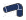 Connector: rod, small, elbow, asymmetrical in Blue, Steel