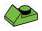 Slope Plate 1 x 1 in Green, Soft Grass