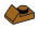 Slope Plate 1 x 1 in Brown, Caramel