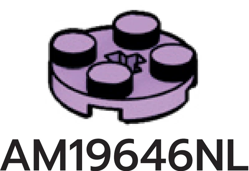 Plate Round 2 x 2 With Axle Hole