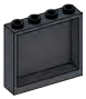 Wall 4 x 3 x 1 in Metal, Iron (Metallic)