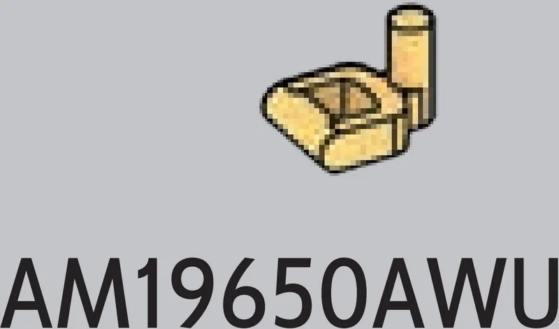 Connector: pin, small with perpendicular hand grip