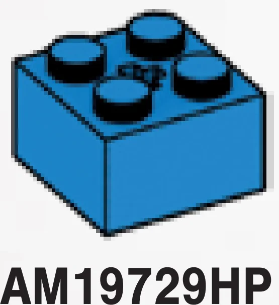 Brick 2 x 2 with axle hole