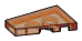 Wedge Tile 2 x 3, left in Orange, Reddish (Translucent)