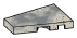 Wedge Tile 2 x 3, left in Gray, Light (Camo)