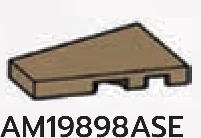 Wedge Tile 2 x 3, left