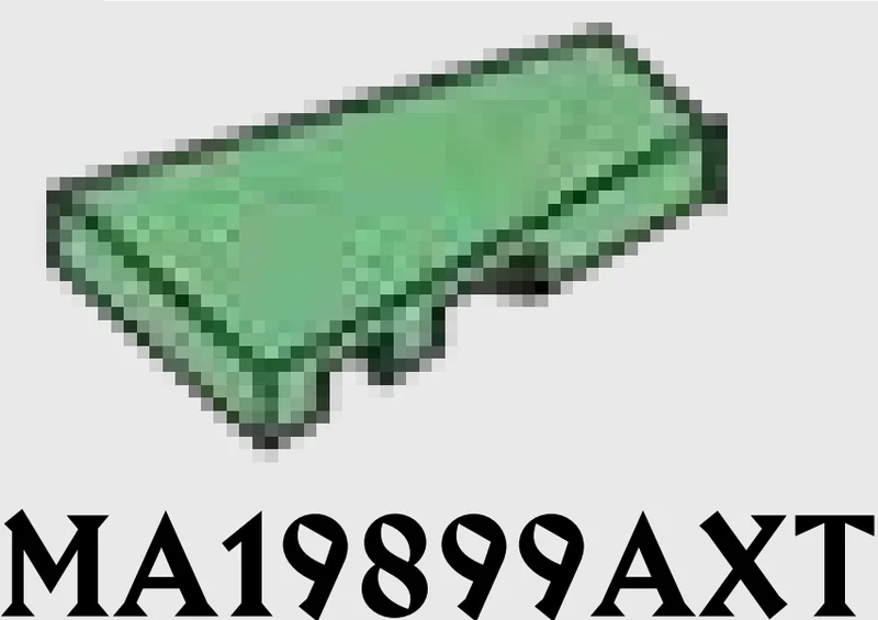 Wedge Tile 2 x 3, right in Green, Vertigris (Sand Green)