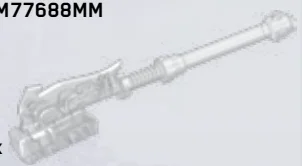 Weapon, Melee: Warhammer, Gravity Hammer in Red (Translucent)