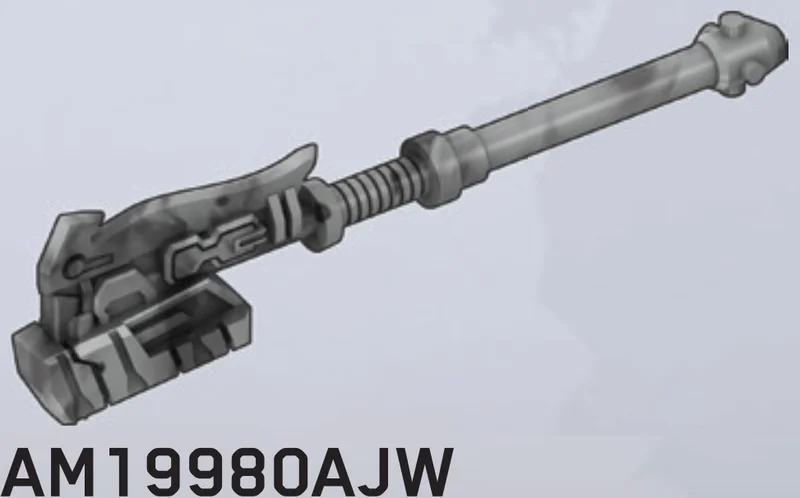 Weapon, Melee: Warhammer, Gravity Hammer in Gray, Dark Camo (Metallic)