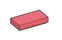 Tile 1 x 2 in Red