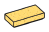 Tile 1 x 2 in Gold, Burnt (Metallic)