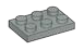 Plate 2 x 3 in Grey, Bluish