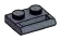 Plate Modified 1 x 2 with enclosed handle, lengthwise in Blue, Smoke (Flake)