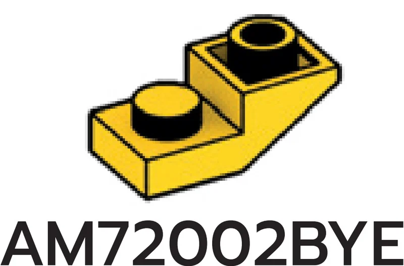 Slope Inverted 22 2 x 1 inverse in Yellow, Lemon