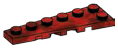Wedge Plate 2 x 6 wedge, right in Red (Camo)