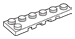 Wedge Plate 2 x 6 wedge, left in White