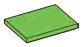 Tile 3 x 4 in Green, Soft Grass