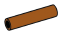 Connector: pipe, small 3 studs long