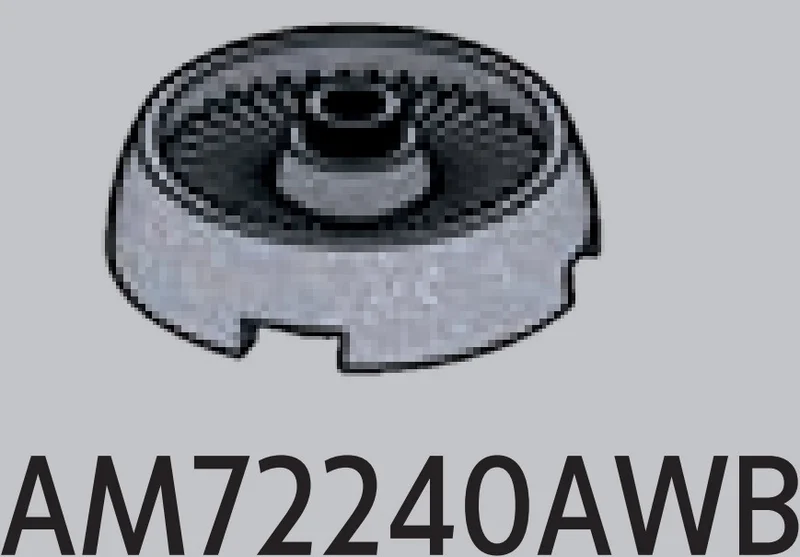 Engine component: intake turbine 3 x 3 in Gray, Medium (Metallic)