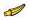 Body part: horn/tooth on small pin in Yellow, Lemon