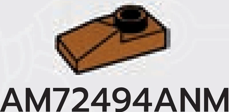 Slope plate 1 x 2 right