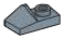 Slope plate 1 x 2 left in Gray, Light (Metallic)