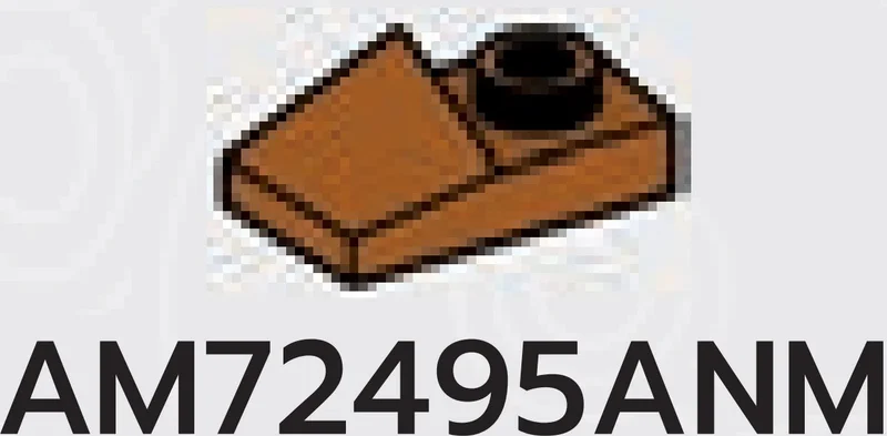 Slope plate 1 x 2 left