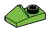 Slope plate 1 x 2 left in Green, Soft Grass