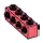 Brick 1 x 4 with studs on sides in Pink, Rich